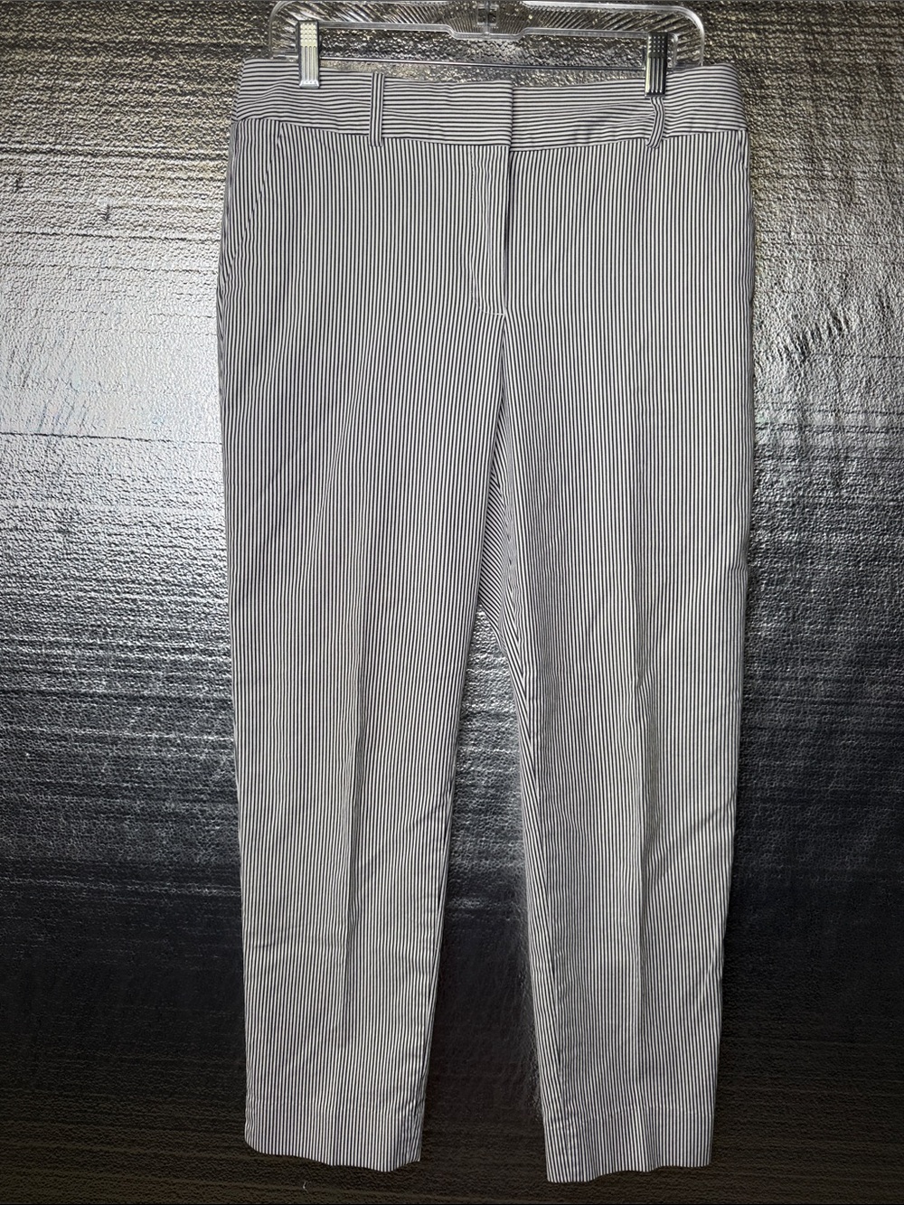 Talbots Black and White Pinstripe Women's Trousers